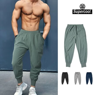 #SupercooL# Quần Jogger Thể Thao Nam Phong Cách Hàn Quốc Big Size Mỏng Nhẹ Thun Lạnh PE Co Quần Dài Thể Dục Vải Thoáng Nhanh Khô Cao Cấp Thấm Hút Mồ Hôi Tốt Co Giãn Túi Hộp Trơn Streetwear Chạy Bộ Chuyên Bóng Rổ Cầu Lông Thời Trang