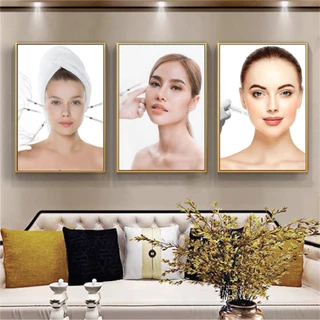 Tranh tiêm meso filler botox cho spa chăm sóc da thẩm mỹ viện