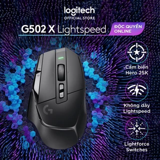 Chuột game không dây Logitech G502 X LIGHTSPEED – Switch LIGHTFORCE Hybrid