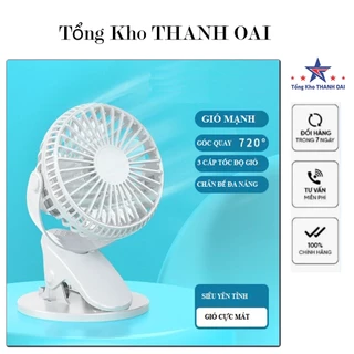 ( XẢ KHO) quạt mini cầm tay PHULV để bàn tích điện sạc usb chân đế đa năng MUL70