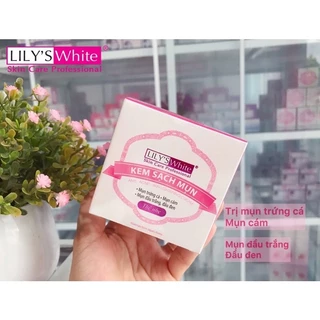 Kem Mụn Cao Cấp - Mụn Trứng Cá - Mụn Cám - Mụn Đầu Đen Lily's White