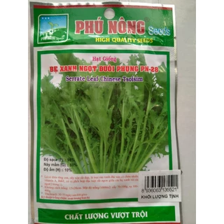 Hạt giống cải bẹ xanh đuôi phụng gói 20gr