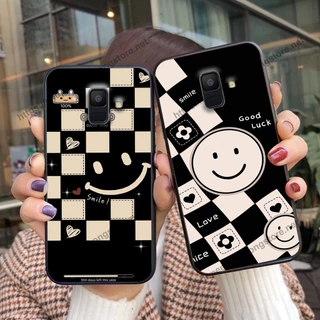 Ốp lưng Samsung A8 2018 / A8 Plus / A8+ caro mặt cười cute, giá rẻ cực đẹp nhiều mẫu ốp gấu