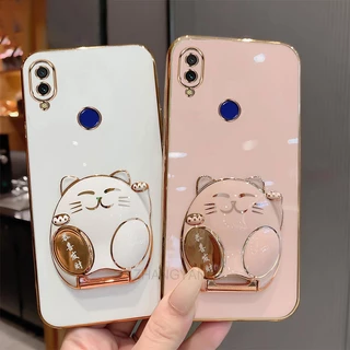 ốp lưng Redmi note 7 Redmi 7 ốp điện thoại TPU Silicon Mềm Họa Tiết Mèo 3D Có Giá Đỡ Cho Redmi note 7 Redmi 7