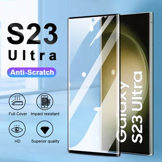 Kính Cường Lực Bảo Vệ Màn Hình Cong 3D Cho Samsung Galaxy S23 S22 S21 S20 Note 8 9 20 Ultra S10 S9 S8 Plus