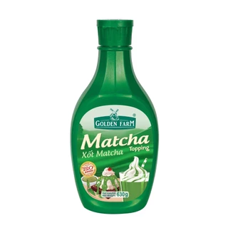 Xốt Topping Matcha Golden Farm 630g