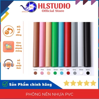 Phông nền nhựa PVC HLSTUDIO, Bề mặt bóng nhẹ, nhẵn mịn, phù hợp chụp ảnh sản phẩm (Size tùy chọn)