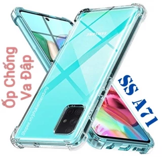 Ốp Lưng Samsung A71 Dẻo Trong Suốt Chống Va Đập Có Gù Bảo Vệ 4 Gốc Silicon Cao Cấp