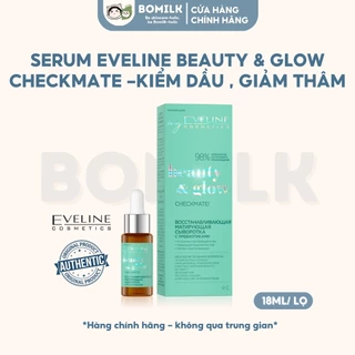 Serum Eveline Beauty & Glow Checkmate - kiềm dầu, mờ thâm & ngừa viêm mụn