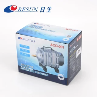 Máy bơm oxy - máy sủi công nghiệp cho cá cảnh hiệu Resun ACO-001 tặng 6m dây oxy + 6 cục sủi