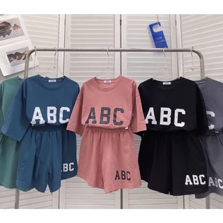 [ Rẻ vô địch ] Set bộ đùi chất cotton thấm hút mồ hôi - ABC