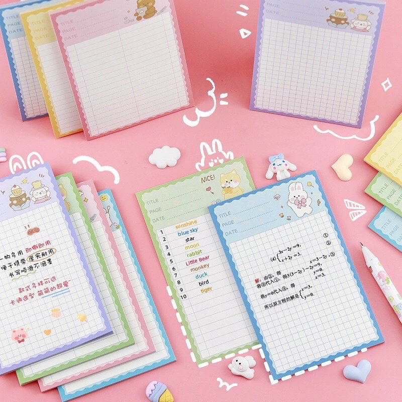 GIẤY GHI CHÚ 30 TỜ KHỔ LỚN KẺ SỌC