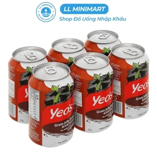 Lốc 6 Nước Sương Sáo Yeo's 300ML/Lon