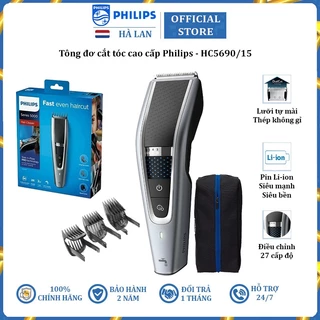 Tông đơ cắt tóc cao cấp nhãn hiệu Philips HC5690/15 - Bảo hành chính hãng: 24 THÁNG