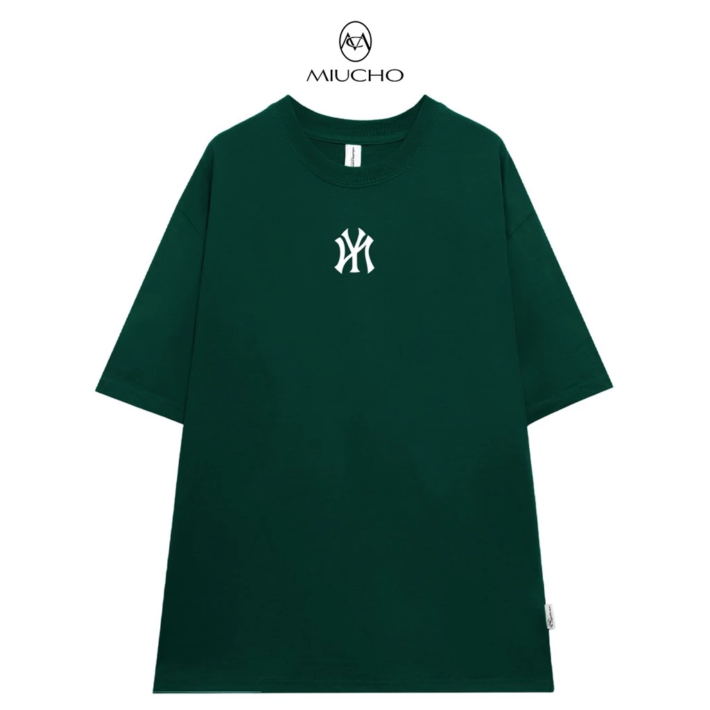 Áo phông nam nữ,Áo thun form rộng tay lỡ unisex in logo NY nam nữ mặc đẹp