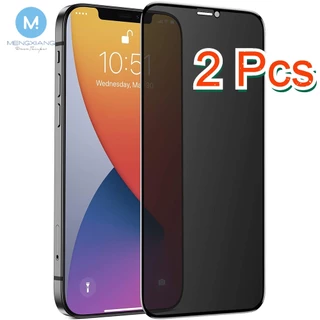 Set 2 Kính Cường Lực Chống Nhìn Trộm Cho iPhone 14 13 12 11 Pro Promax X XS XR MAX 8 7 6 6S Plus Mini 2021 SE 2020