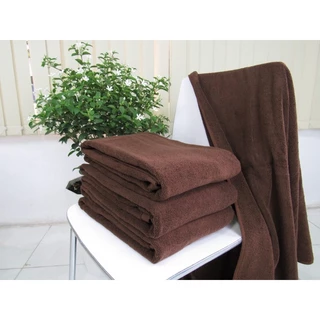 Khăn tắm nâu chuyên dùng cho spa siêu thấm hút kích thước 140x70cm