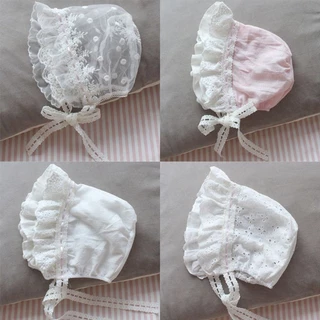 Mũ Bonnet Bằng Cotton Thời Trang Mùa Hè Cho Bé Gái