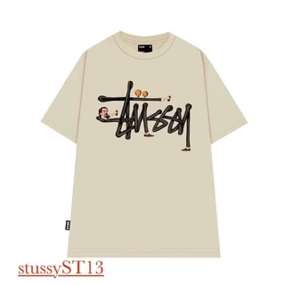 Áo thun STUSSY MÀU BE cotton cao cấp 1:1