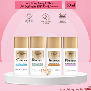 Kem Chống Nắng Dưỡng Da Trắng Sáng Tức Thì  L'Oreal UV Perfect Instant White SPF50 PA++++