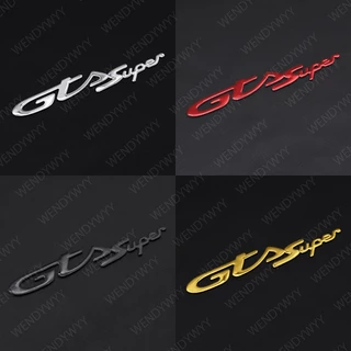 Miếng Dán Logo GTS 3D Màu Vàng / Bạc / Đen / Đỏ Chuyên Dụng Cho Xe Máy Vespa