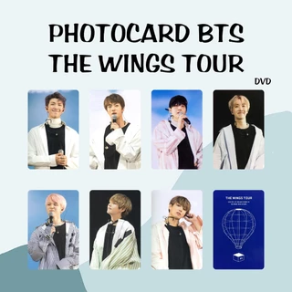 [ PHOTOCARD ] Thẻ Card Bo Góc Thành Viên BTS - THE WINGS TOUR DVD - Giấy C300 Cứng Cáp - Cán Sần Xịn [FANMADE]