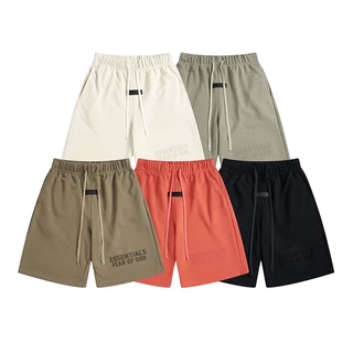 Quần Short Lưng Thun In Chữ Ba Chiều Thời Trang Unisex