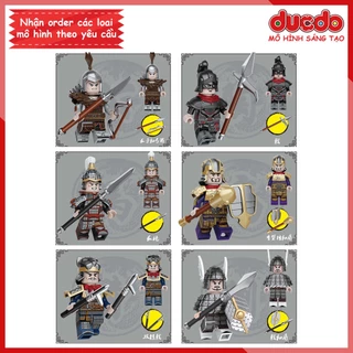 Dcool 20337 - 20342 Minifigures lính TAM QUỐC tuyệt đẹp - Đồ chơi Lắp ghép Xếp hình Mô hình Mini 2030G