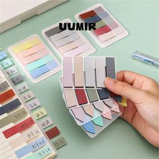 UUMIR Set 100 giấy ghi chú nhiều màu sắc phong cách cổ điển