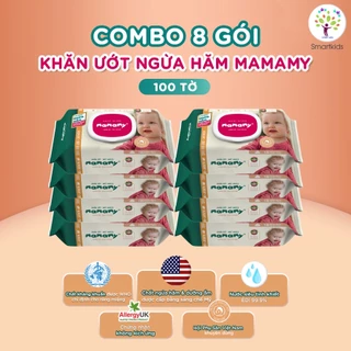 Combo 8 gói Khăn Ướt Mamamy 100 tờ/gói