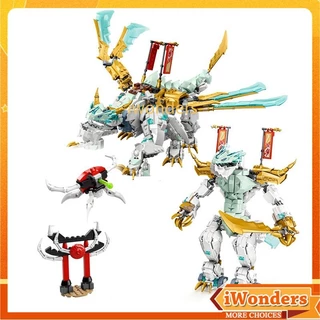 Ninjago Zane Của Băng Rồng Sinh Vật 71786 Khối Xây Dựng Lloyd's Golden Ultra Dragon Mẫu Đồ Chơi Bé Trai Quà Tặng