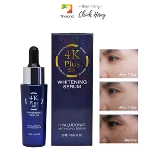 Serum dưỡng trắng 4K Plus 5X Whitening Thái Lan 20ml