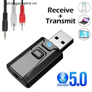 Usb Nhận Tín Hiệu Bluetooth 5.0 Jack Cắm 3.5mm Cho TV PC