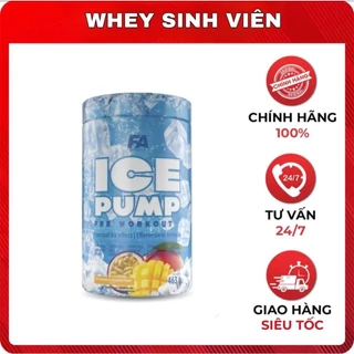 [Có bảo hành] [Chính hãng] FA Ice Pump Pre Workout Tăng Sức Mạnh Vượt Trội, Tăng Hiệu Suất Tập Luyện 480 Gram