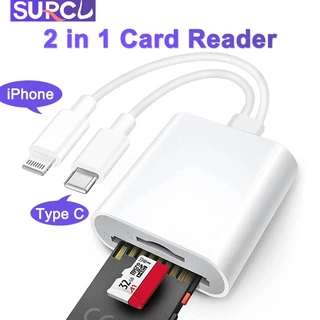 Đầu Đọc Thẻ Nhớ SD / SDHC / SDXC 2 Trong 1 Cho iPhone / iPad