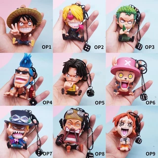 Ygt Móc Chìa Khóa Bằng Pvc Hình Nhân Vật Hoạt Hình One Piece Luffy Nami Zoro Sanji