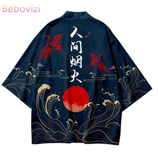 Áo Khoác Kimono Nhật Bản Plus Size 5XL 6XL Hóa Trang Nhân Vật Biển Đường Phố Harajuku Nhật Bản Haori Yukata Cho Nam Và Nữ