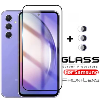 Kính Cường Lực 9H HD 2 Trong 1 Bảo Vệ Toàn Màn Hình Cho Samsung Galaxy A14 5G A14 LTE A24 A23 A34 A54 5G 4G