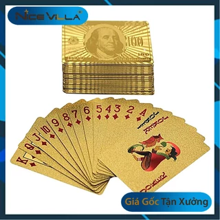 Bộ Bài Mạ Vàng 24K Cao Cấp Hot