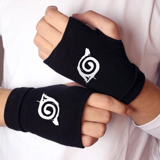 Găng Tay cotton Hai Lớp Dày Dặn Ấm Áp In logo uchiha konoha