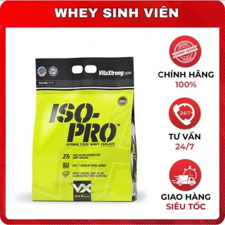 Iso Pro Sữa Tăng Cơ 100% Hydrolyzed Whey Isolate Vitaxtrong Iso Pro 2lbs (0.9 KG)