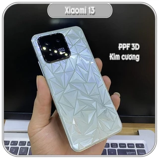 Dán PPF 3D vân kim cương cho Xiaomi 13 - 13 Pro - 13 Lite - 13T - 12T - 11T