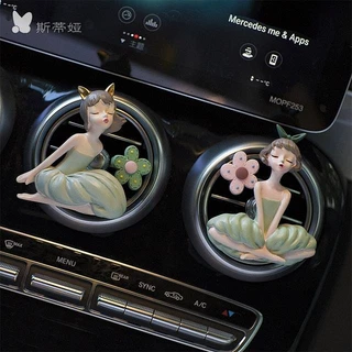 Car Air Conditioner Air Outlet Decoration Auto Perfume Aromatherapy Car Decoration Ornaments Ins High-End Internet Celebrity Dream Girl Interior Decoration Car air outlet decoration