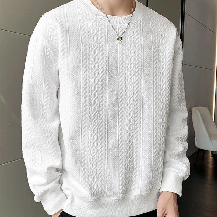 Áo Sweater Màu Trơn Thời Trang Mùa Thu Cho Nam
