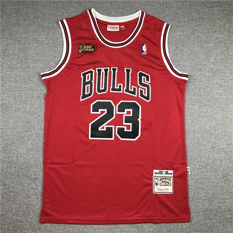 Áo Bóng Rổ 1997-98 Final Chicago Bulls 1997nba 23 Michael 1998Jordan MN Chất Lượng