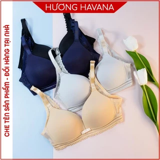 Áo lót nữ không gọng đệm mỏng ren dây lưng cao cấp Havana FLA70