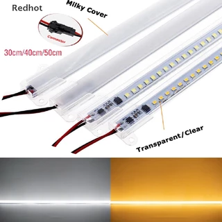 Cnabpc AC220V Đèn LED Thanh Độ Sáng Cao 2835 Kẹp LED 30cm 40cm 72LED Dải Cứng Tiết Kiệm Ống LED Đang Bán