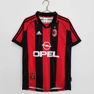 Áo Thun Thể Thao Tay Ngắn 1998 / 99 AC Milan Size S-XXL