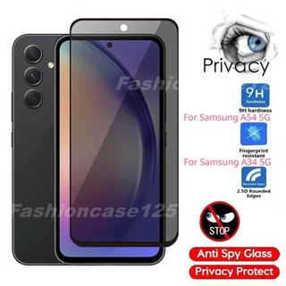 Kính cường lực riêng 9d cho samsung galaxy a54 a34 a24 a14 5g 4g lte 2023 anti-spy full cover screen protector anti peek privacy film protection glass anti scratch độ cứng 9h