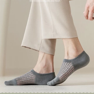 Vớ Cotton Cổ Thấp Thoáng Khí Chống Mùi Size 39-45 Cho Nam